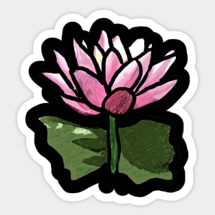 Water Lily Sticker